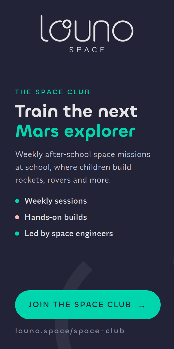The Louno Space Club, a weekly STEAM club for primary schools — see how it works