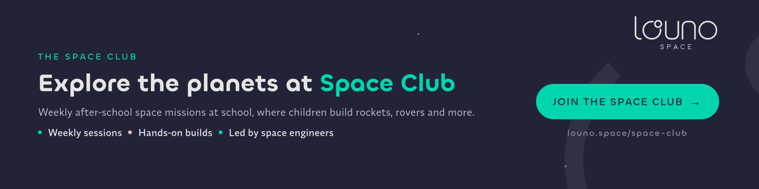 The Louno Space Club, a weekly STEAM club for primary schools — see how it works