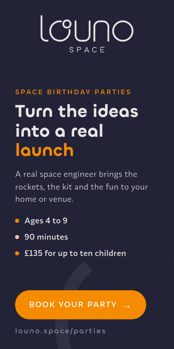 Space birthday parties by Louno Space — book your party