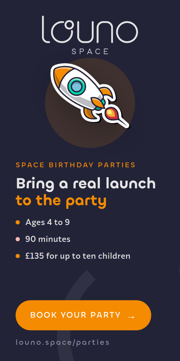 Space birthday parties by Louno Space — book your party