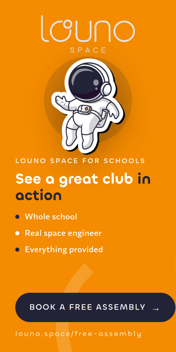 Free whole-school space assembly by Louno Space — book yours